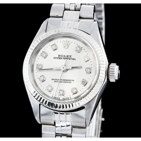 womens rolex stainless steel|Lady.